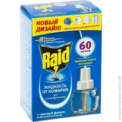 Картридж для фумігатора Raid Рідина для фумігатора 60 ночей