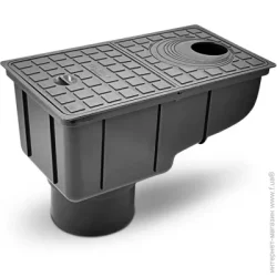 Набір Rainway Дощеприймач пластиковий 50-110 мм графітовий.