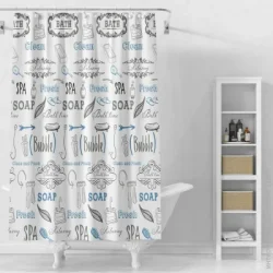 Шторка на ванну Rapal Шторка для ванны Bath time 180х180 см