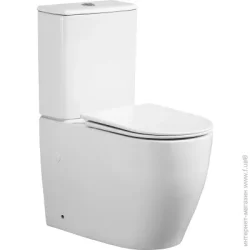 Унитаз напольный Rapal Oland Tornado компакт с сиденьем Duroplast Slim Soft Close (1229A)