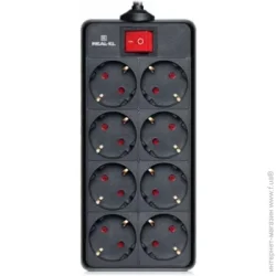 Фильтр-удлинитель Real-El RS-8 Protect 3м, black