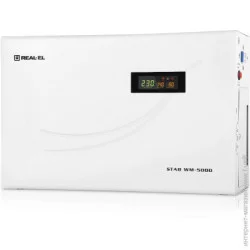 Стабілізатор напруги Стабілізатор напруги Real-El Stab WM-5000 релейний , підлоговий / навісний
