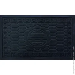 Килимок придверний Relana Килимок R04 black 45x75 см