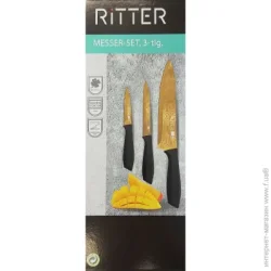 Набор кухонных ножей Ritter Набор ножей Gold 3 предмета 29-305-151