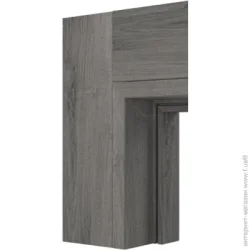 Rodos Стійка дверної коробки Гранд Lux + ХДФ 38/38 2000x38 мм небраска