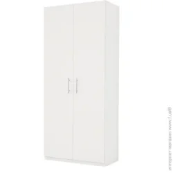 Roko Шкаф Эконом распашной с консолью (2 шт.) 900х2045х500 мм 2045х900х500 мм белый