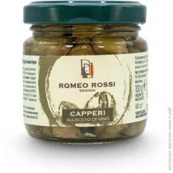 Овочева консервація Romeo Rossi Каперси у винному оцті 100 г