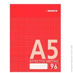 Romus Тетрадь А5 96 кл. тв. обк.
