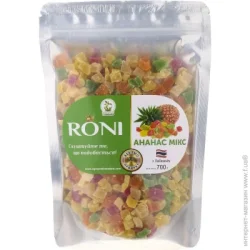 Сухофрукти Roni Ананаси сушений кубик мікс 700 г