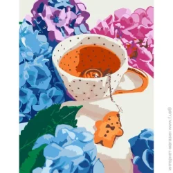 Rosa Start Картина по номерам Ароматный чай 35x45 см