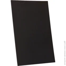 Rosa Studio Холст на картоне хлопок черный 20x30 см 220 г/м акрил ,