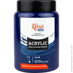 Rosa Studio Краска акриловая Синяя 322419412 400 мл