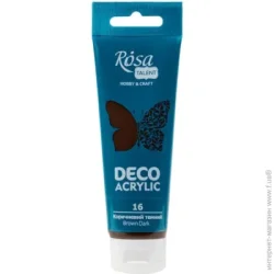 Rosa Talent Краска акриловая Коричневая темная матовая 322216 75 мл