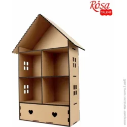 Rosa Talent Кукольный домик Классический с ящиком 70х37х17 см