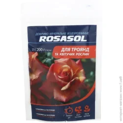 Rosasol Добриво мінеральне для троянд і квітучих рослин (весна-літо) 200 г
