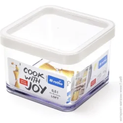 Rotho Ємність для сипучих LOFT 0,5 л прозорий/білий