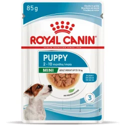 Вологий корм Royal Canin Корм для щенков MINI PUPPY (Мини Паппі соус), пауч, 85 г
