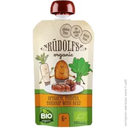 Пюре Rudolfs Овощи с телятиной 190 г (4751017942154)