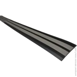 Порожек Salag Накладка резиновая рифленый 42x910 мм черный