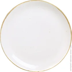 Блюдо для закусок Salex White/walnut 26 см