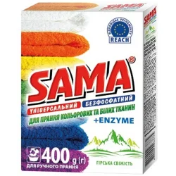 Стиральный порошок Sama Горная Свежесть 400 г (4820020263775)