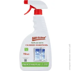 San Clean Чистячий засіб для скляних поверхонь 0,75л
