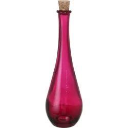 San Miguel Ваза скляна Teardrop 18 см рожева 5302DB219