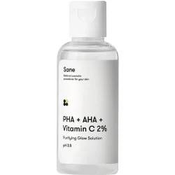 Sane Тонік для обличчя з AHA + PHA + вітамін С 50 мл