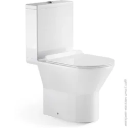 Унитаз напольный Sant Valentines Opal Core Easy-Clean Rim компакт с сиденьем Slim Soft Close (SVKW76004)