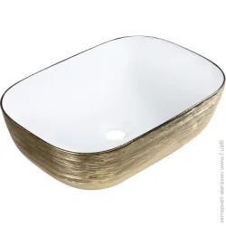 Раковина Sant Valentines Star Glow белое золото 50x40 см (SVYT0791A)