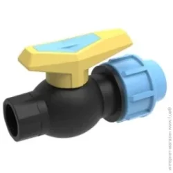 Santehplast Кран шаровой внутренняя цельнолитой D 20 ВР 1/2'' (PP)