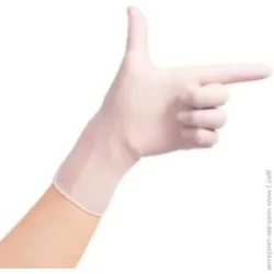 Saraya Перчатки медицинские Sakura одноразовые гибридные розовые р. XS 150 шт./уп.