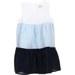 Sasha Платье р.110 белый/голубой/синий 4357/3