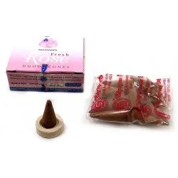 Аромапалички Satya Аромат для дому Fresh Rose 12 шт конуси (32427)