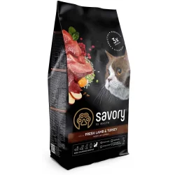 Корм для кошек с чувствительным пищеварением (ягненок и индейка) 2 кг