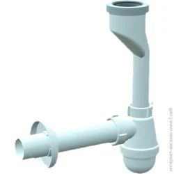 Scandispa Сифон для пісуара з трубкою 40/32*200 та розетками 32 та 40