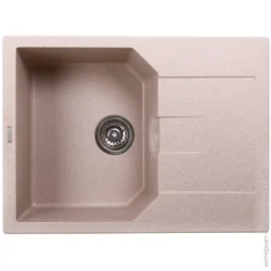 Кухонна мийка Scandispa Alfa 687х507 GMA687a білий + сифон