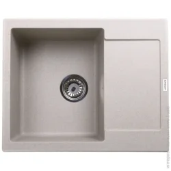 Кухонная мойка Scandispa Compact 615 бежевый + сифон