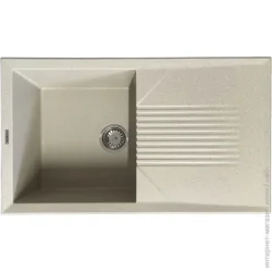 Кухонная мойка Scandispa Hygge 850 бежевый + сифон