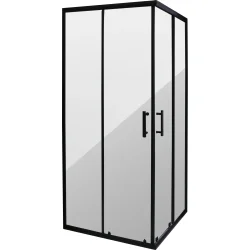 Розсувні двері Scandispa Душова огорожа Scadi Black 90х90х195 см 8126E