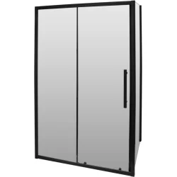 Розсувні двері Scandispa Душова огорожа SCADI BLACK TA-6003 120x80x185см прозоре