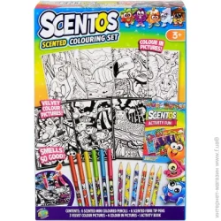 Scentos Набор для творчества Забавные раскраски 42558