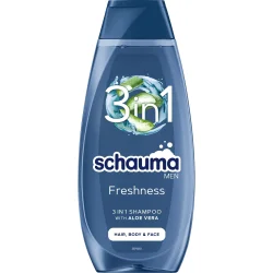 Шампунь Schauma 3в1 Морские минералы и алоэ вера 400 мл (2601319)