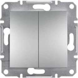 Выключатель Schneider Electric Asfora алюминиевый (EPH0300161)