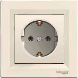 Розетка Schneider Electric Asfora кремовий (EPH2900123)