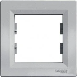 Рамка Schneider Electric Asfora алюминиевый (EPH5800161)