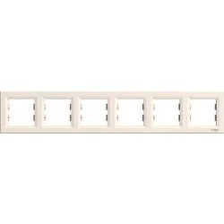 Рамка Schneider Electric Asfora кремовый (EPH5800623)