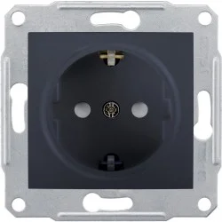 Розетка Schneider Electric Sedna графітовий (SDN3000170)