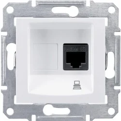 Розетка Schneider Electric Sedna белый (SDN4300121)