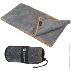 Рушник для рук и обличчя, спортивний, туристичний Schwarzwolf CITAS 60x120 см сірий